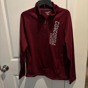 Concordia University Chicago Maroon Quarter Zip Pullover
